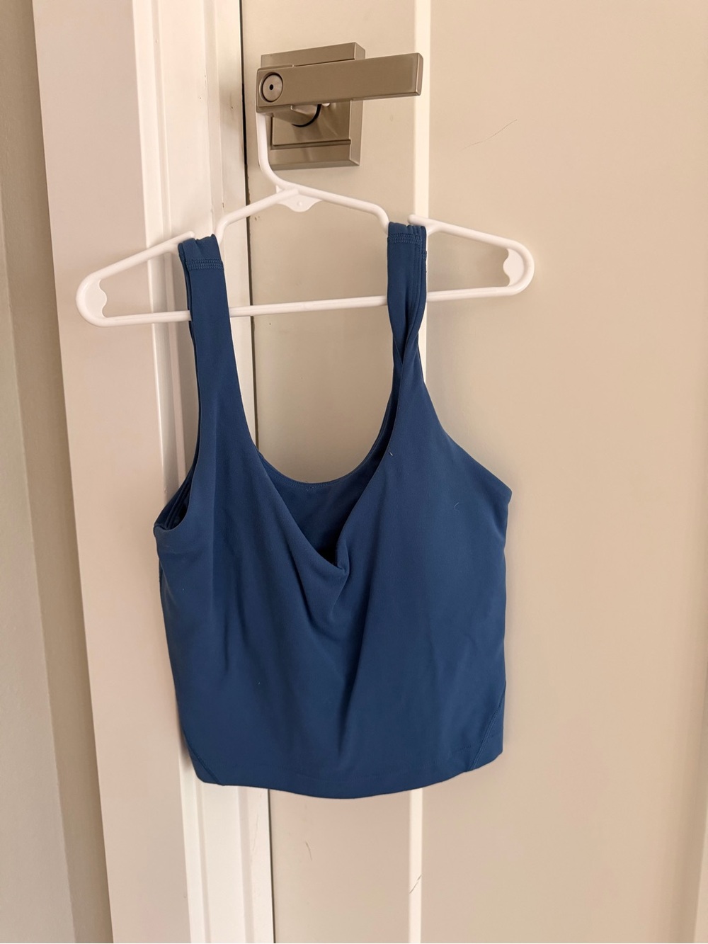 lululemon athletica Blue Scoop-Front Tank Top